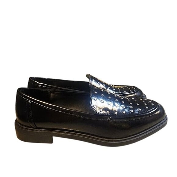 DV by Dolce Vita Fran-S Studded Women's Loafer Black Size 8 - Picture 1 of 11